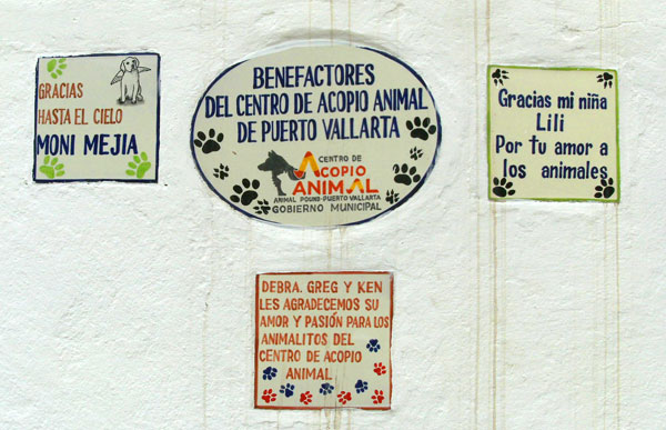 benefactores del centro de acopio animal de PV